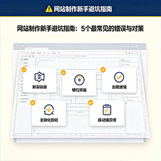 淮南建站-网站制作新手避坑指南：5个最常见的错误与对策