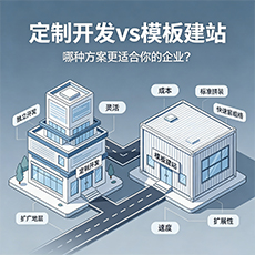 八公山建站-定制开发vs模板建站：哪种方案更适合你的企业？