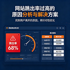 八公山建站-网站跳出率过高的原因分析与解决方案