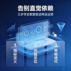 淮南建站-告别直觉依赖：三步学会数据驱动网站运营