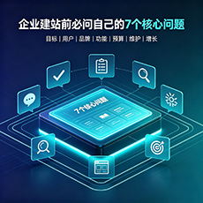 淮南建站-企业建站前必问的7个核心问题 - 网站建设规划指南